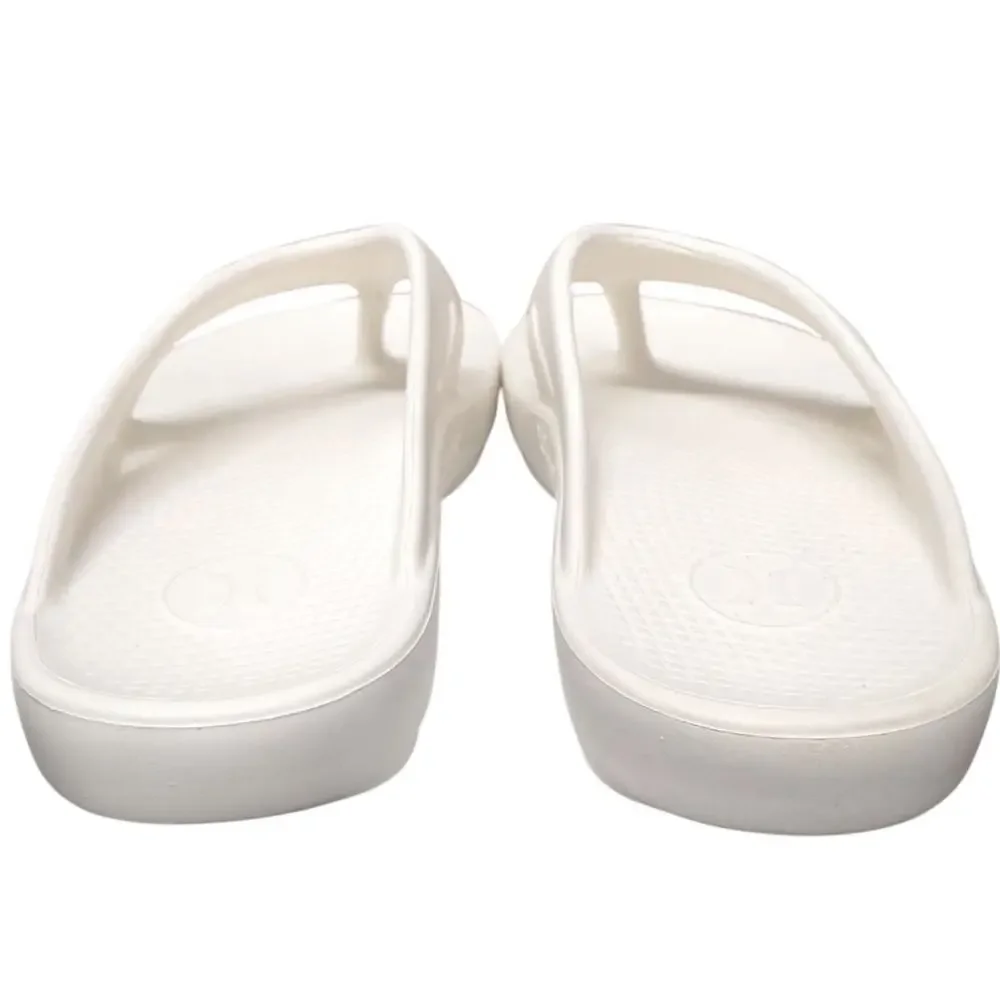 Hurley Injection Flip Flops Mens Size 9 White Casual Non-Slip Sandals